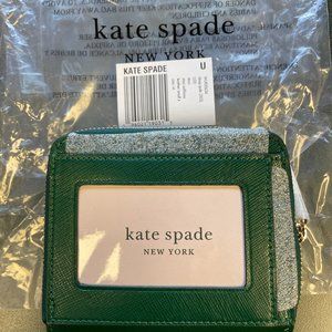 Kate Spade Small Staci Deep Jade Wallet